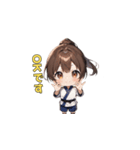 武闘魂の少女（個別スタンプ：38）