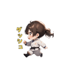 武闘魂の少女（個別スタンプ：40）