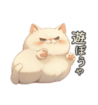 関西弁×ぽっちゃり猫！シロモチさん。（個別スタンプ：8）