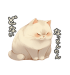 関西弁×ぽっちゃり猫！シロモチさん。（個別スタンプ：9）