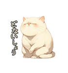 関西弁×ぽっちゃり猫！シロモチさん。（個別スタンプ：36）