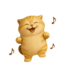 飛び出すむっちり茶トラ猫のまるちゃん（個別スタンプ：7）