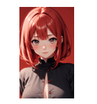 パジャマの女の子の写真（個別スタンプ：13）