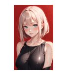パジャマの女の子の写真（個別スタンプ：20）