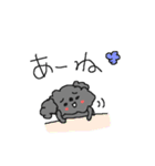 福岡大好き！ 黒いトイプードル！（個別スタンプ：9）
