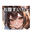 猫耳の茶髪 ＆ 優しい微笑み（個別スタンプ：28）