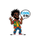 陽気なレゲエ男子（個別スタンプ：35）