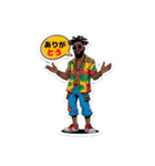 陽気なレゲエ男子（個別スタンプ：36）