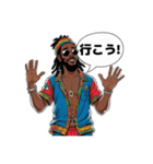 陽気なレゲエ男子（個別スタンプ：38）