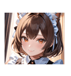 猫耳の茶髪 ＆ 優しい微笑み0（個別スタンプ：38）