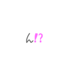 懷かしい！平成絵文字付き★一文字吹き出し（個別スタンプ：25）