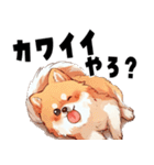 ペロっとポメラニアン（個別スタンプ：12）