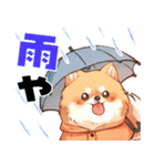 ペロっとポメラニアン（個別スタンプ：32）