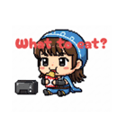 英語ドット絵スタンプ（個別スタンプ：12）