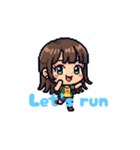英語ドット絵スタンプ（個別スタンプ：14）