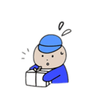 荷物を運ぶ人（個別スタンプ：6）