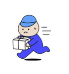 荷物を運ぶ人（個別スタンプ：21）