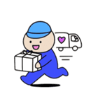 荷物を運ぶ人（個別スタンプ：22）