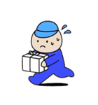荷物を運ぶ人（個別スタンプ：23）