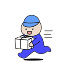 荷物を運ぶ人（個別スタンプ：24）