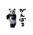 踊る！実写パンダ（個別スタンプ：18）