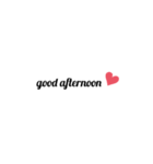 英字 シンプル文字 英単語 ハート 24（個別スタンプ：3）