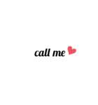 英字 シンプル文字 英単語 ハート 24（個別スタンプ：14）