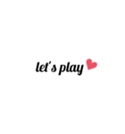 英字 シンプル文字 英単語 ハート 24（個別スタンプ：20）