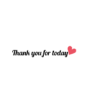 英字 シンプル文字 英単語 ハート 24（個別スタンプ：23）