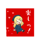 とびきりかわいい会話スタンプ（個別スタンプ：10）