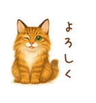 メインクーンかソマリさん1（個別スタンプ：8）