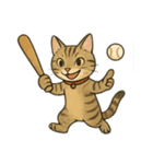 スポーツ好きのネコら。特にテニス。（個別スタンプ：13）