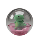 恐竜カプセルトイLINEスタンプ（個別スタンプ：1）