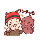 トモハッピーとカードン（個別スタンプ：33）