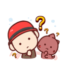 トモハッピーとカードン（個別スタンプ：37）