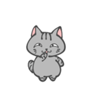 しましまねこスタンプ3（個別スタンプ：8）