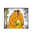 もっと、だじゃれでマーモット（個別スタンプ：1）