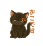 黒猫LaLaの毎日つかえるスタンプ（個別スタンプ：13）