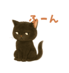 黒猫LaLaの毎日つかえるスタンプ（個別スタンプ：15）