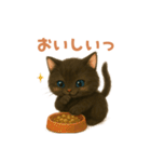 黒猫LaLaの毎日つかえるスタンプ（個別スタンプ：27）