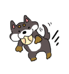 柴犬めいちゃんのニコニコスタンプ（個別スタンプ：4）