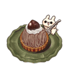 しろとくろ ぱーと30 すいーつ！（個別スタンプ：3）
