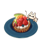 しろとくろ ぱーと30 すいーつ！（個別スタンプ：7）