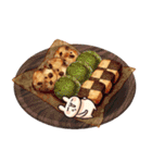 しろとくろ ぱーと30 すいーつ！（個別スタンプ：14）