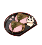 しろとくろ ぱーと30 すいーつ！（個別スタンプ：30）