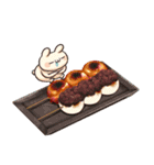 しろとくろ ぱーと30 すいーつ！（個別スタンプ：31）