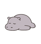 ぐうたらカバHugoの何もしない日常（個別スタンプ：7）