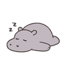 ぐうたらカバHugoの何もしない日常（個別スタンプ：8）