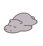 ぐうたらカバHugoの何もしない日常（個別スタンプ：13）