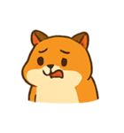 ムージー火のハムスター激おこでかわいい（個別スタンプ：5）